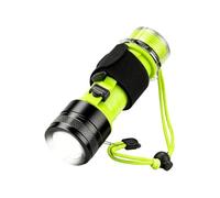 Underwater Flashlight | 3-Mode Waterproof Rechargeable | Portable Torch Light Diving Gear | for Swimming Pool River Outdoor Night Camping Hiking Fishing Travel Road Trip
