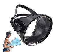 Underwater Goggles | Freediving Water Goggles | Tempered Glass Snorkeling Face Cover Anti-Fog, Swimming Accessories for Spearfishing Diving