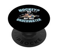 Underwater Hockey Clothes for a Water Hockey Player PopSockets Adhesive PopGrip