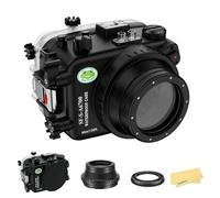 Underwater Housing for a6700 with FL28 Flat Port, [40M/130FT] Waterproof Scuba Housing Case for ILCE-6700 with FE E10-18mm F/4 OSS, FE 28-60mm F4-5,6