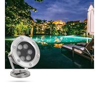 Underwater Led Lights - Underwater Pond Spotlight, IP68 Waterproof Submersible LED Fountain Light, 12V Low Voltage Adjustable Swimming Underwater Pool Lights, Outdoor Landscape Light(Blue,36W)