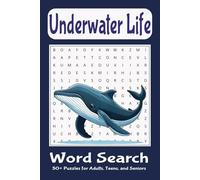 Underwater Life Word Search Puzzle Book: Word Searches with Easy to Read Print about Underwater Life, Ocean Life, Marine Biology, and More | 6x9 ... Gift for Vacations, Holidays, and Relaxation.