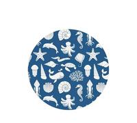 Underwater Marine Life Printing 10 Pcs Air Freshener Cards,Car Scented Hanging Sheets Air Freshener Set For Car Decoration