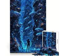 Underwater Metropolis Jigsaw Puzzles 1000 Pieces for Teenagers Sharp Recall Restful Pleasure Uniform Cut Ideal Xmas Gift (38x52cm)