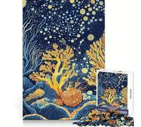 Underwater Ocean Dreamscape Adult Jigsaw Puzzles 1000 Pieces Cognitive Workout Unwind Easily No Rough Edges Holiday Present (38x26cm)