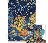 Underwater Ocean Dreamscape Jigsaw 1000 Pieces Memory Skill Fun Smooth Edge Perfect Interlock Fun-filled Way to Fill Empty Hours (50x75cm)