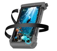 Underwater Phone Case for Snorkeling & Diving (50ft/15m), IP68 Waterproof Case for Swimming, Universal Underwater Touch Screen Case Compatible with iPhone (Gray+Black, 5th Generation Phone Case)