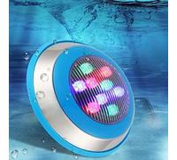 Underwater Pool Light - LED Ring Fountain Light, IP68 Waterproof Submersible LED Fountain Lamp, AC 12V Underwater Pond Landscape Lights(Red,18 W)