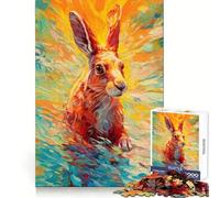 Underwater Rabbit 1000 Pieces Puzzles for Adults Memory Enhance Gentle Pastime Accurate Cut Thoughtful Gift (50x75cm)