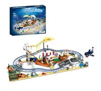 Underwater Roller Coaster Building Block Set - 773PCS Ocean Theme Adventure Bricks Kit with Ship Moving, Shark Dinosaur Marine World Model, STEM Educational Display Gift for Kids Adults Age 6+