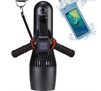 Underwater Scooter 500W RC Sup Motor 10-Speed Switch, 40M Depth Swimming Pool Sea Scooter for Jet Surfboard, 30M Waterproof Bag