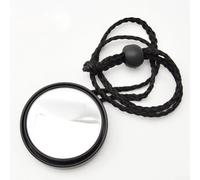 Underwater Scuba Diving Rearview Mirror with Adjustable Angle and Lanyard, Offering Secure Attachment and Wider Field of Vision (Black)