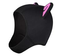 Underwater Swim Cap - Quick Dry Comfortable Hat, Ears Design | Flexible UV Resistant Swimming Lid with Tight Fit, Elegant Shape for Surfing, Trials