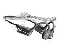 Underwater Swimming Headphones, IPX8 Waterproof Headphones with LED Display, Bluetooth 5.4 Bone Conduction Swimming Headphones, Built-in 32GB Memory, Open Ear Sports Headphones for Running and Cycling