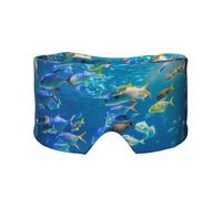Underwater Tropical Fish, Full Eye Covers Light Blocking Eye Mask Sleep Eye and Ear Muffs