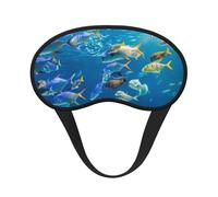 Underwater Tropical Fish, Full Eye Covers Light Blocking Eye Masks Blackout Sleep Eye Muffs