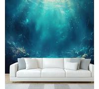 Underwater Wallpaper, Blue Ocean Under the Sea Wall Mural, Wallpaper for Bedroom Living Room, Home Decor, Photo Wall Paper, 274 x 254 cm &WQET