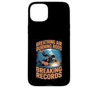 Underwater Welder Breathing Air Burning Rods Case for iPhone 15 Plus