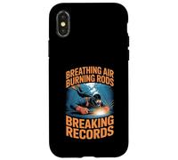 Underwater Welder Breathing Air Burning Rods Case for iPhone X/XS