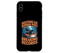 Underwater Welder Breathing Air Burning Rods Case for iPhone XS Max