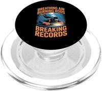 Underwater Welder Breathing Air Burning Rods PopSockets PopGrip for MagSafe