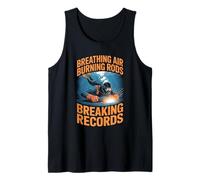 Underwater Welder Breathing Air Burning Rods Tank Top