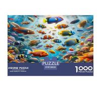 Underwater World 1000 Piece Jigsaws for Adults Educational Games Birthday Gifts for Women And Man Art Colorful DIY Craft 38x26cm/1000pcs