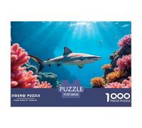 Underwater World 1000 Pieces Jigsaws for Adults Fun, Challenging & Brainteasing Beautiful Home Decoration Art Colorful DIY Craft 38x26cm/1000pcs