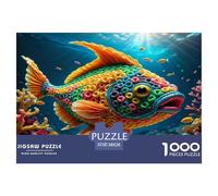 Underwater World 1000 Pieces Jigsaws for Adults Fun, Challenging & Brainteasing Birthday Gifts for Women And Man Art Colorful DIY Craft 38x26cm/1000pcs