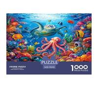 Underwater World 1000 Pieces Jigsaws for Adults Fun, Challenging & Brainteasing Birthday Gifts for Women And Man Challenge High Difficulty 70x50cm/1000pcs