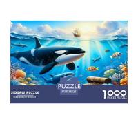 Underwater World 1000 Pieces Jigsaws for Adults Impossible Beautiful Home Decoration Art Colorful DIY Craft 38x26cm/1000pcs