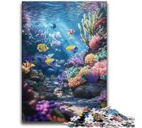 Underwater World Adult Puzzles 2000 Pieces,Help The Brain Exercise Addictive Toys to Cultivate Patience Unique Challenge Game (70X100cm)
