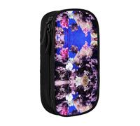 Underwater World Coral Print Pencil Case Coin Key Card Bag Purse Large Pen Pouch for Kids Boys School Office