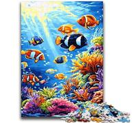 Underwater World JigsawPuzzle 1000 Pieces for Teenagers,Challenging Game And Family Play Wall Decoration Unique Birthday And Xmas Gifts (50x75cm)