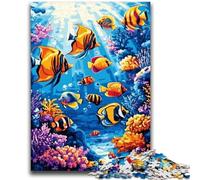 Underwater World JigsawPuzzle 1000 Pieces for Teenagers,Stress Reliever Difficult Challenge Suitable for Desktop Decoration (50X75cm)
