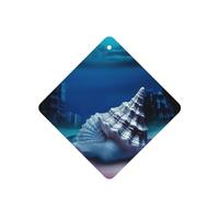 Underwater World Shell Car Air Fresheners 6 Pcs, Funny Hanging Car Air Fresheners Cute Long Lasting Scented Mirror Hanging Decoration Ornaments Gift Interior Decor Accessories For Men Women