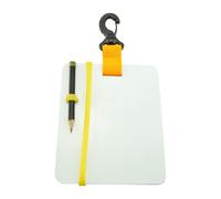 Underwater Writing Slate Diving Writing Slate Waterproof Durable Diving Writing Slate with Swivel Clip and Pencil Diving Tablet Diving Tablet Writing Tablet Sou