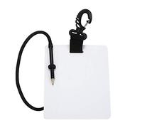 Underwater Writing Slate, Slate Pencil Plastic Handwriting Plate Notebook Gear Board with Replaceable Pencil for Scuba Diving Snorkeling Divers Fishing Diving
