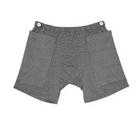 Underwear after stoma and kidney mouth is practical for going out later, and bag trousers can be placed men's long boxer shorts, black, L