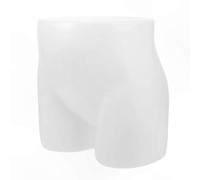 Underwear Display Mannequin compatible with Wrinkle-Free Presentation White 21.50X18.00X15.00CM