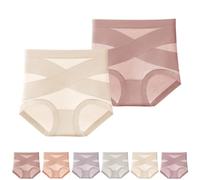 Underwear Leak Proof for Women, Ultimate Comfort Leakproof and Shaping Panties for women, High Waisted Shapewear Underwear (2pcs-5,XL)