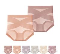 Underwear Leak Proof for Women, Ultimate Comfort Leakproof and Shaping Panties for women, High Waisted Shapewear Underwear (2pcs-9,XXL)