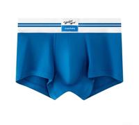 Underwear, M-2XL 4-Pack Men's Modal Shorts Breathable Elastic U Pouch Close-Fitting Sports Comfort Underpants for Daily Wear(L Blue)