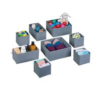 Underwear organiser Fabric Storage Organisers Foldable Lightweight 8 pieces
