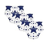 Underwear Potty Training Dark Blue Stars Dot White Potty Training