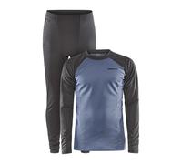 Craft Core Warm Long Sleeve Base Layer Set Blue,Grey L Men