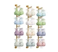 Underwear Socks Rack Holder Stand Wall Mounted, 4 Layer Modern Clothes Bra Storage Organizer for Boutiques Retail Store, Space-Saving