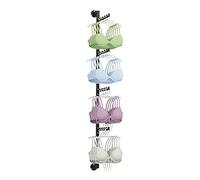 Underwear Socks Rack Holder Stand Wall Mounted, 4 Layer Modern Clothes Bra Storage Organizer for Boutiques Retail Store, Space-Saving