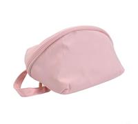 Underwear Storage Bag With Compartments for Bras Socks Lingerie Memory Cloth Organizer Lightweight Chic White or for Pink 25x13x13cm for Closet Travel(B)