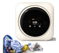Underwear Washer, 3.5L Fully Automatic Small Mini Sock Washer, Portable Mini Washing Machine, Laundry Cup for Bra, Underwear, Socks (White) WallMount